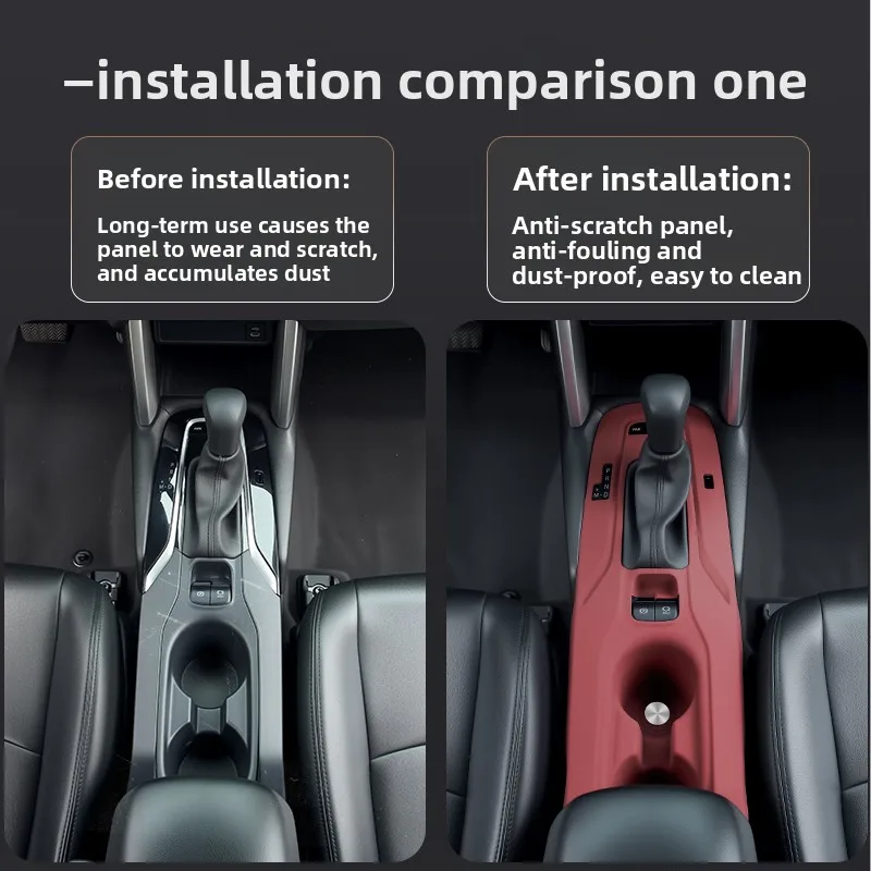 

Car Central Control Silicone Pad Gear Shift Panel Protective Mat Anti-slip Cup Holder Tray for Toyota Corolla Cross 2022-2025
