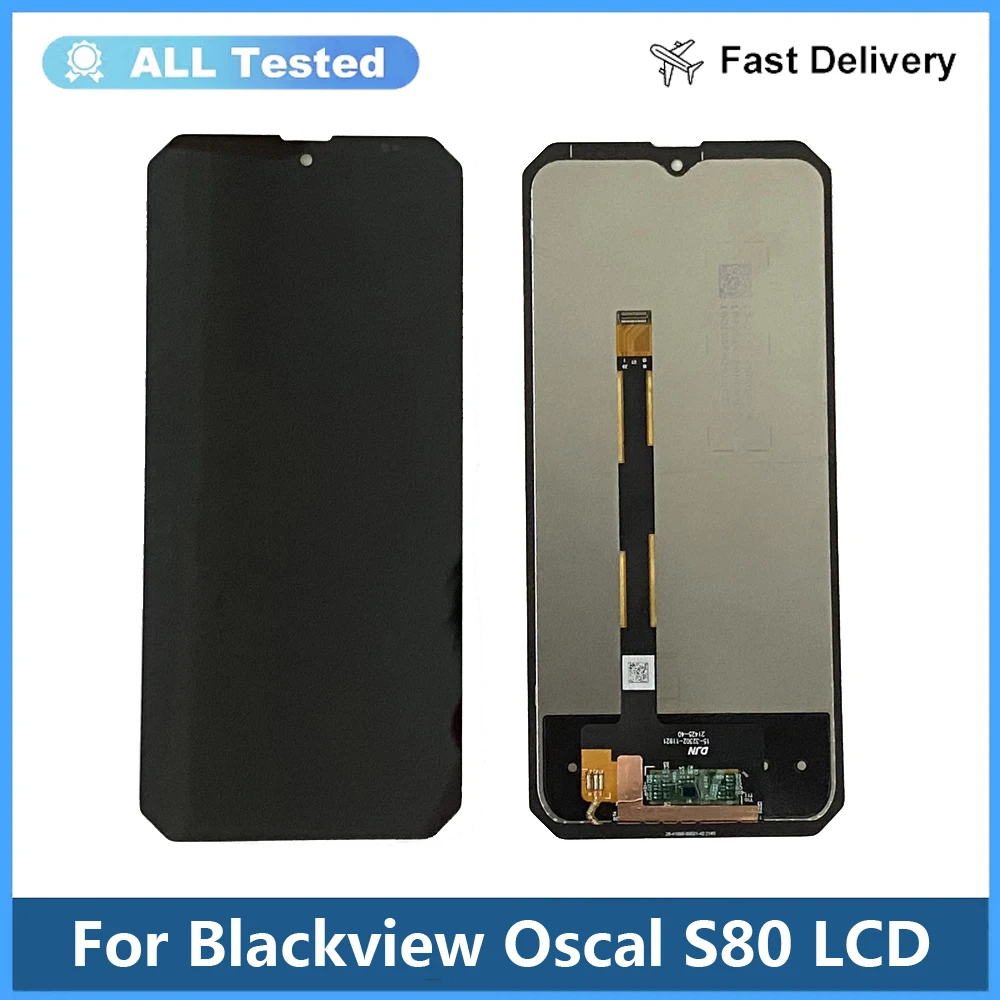 

100% Original Tested For Blackview OSCAL S80 LCD Display + Touch Screen Replacement For Blackview S80 LCD Screen Display + Glue