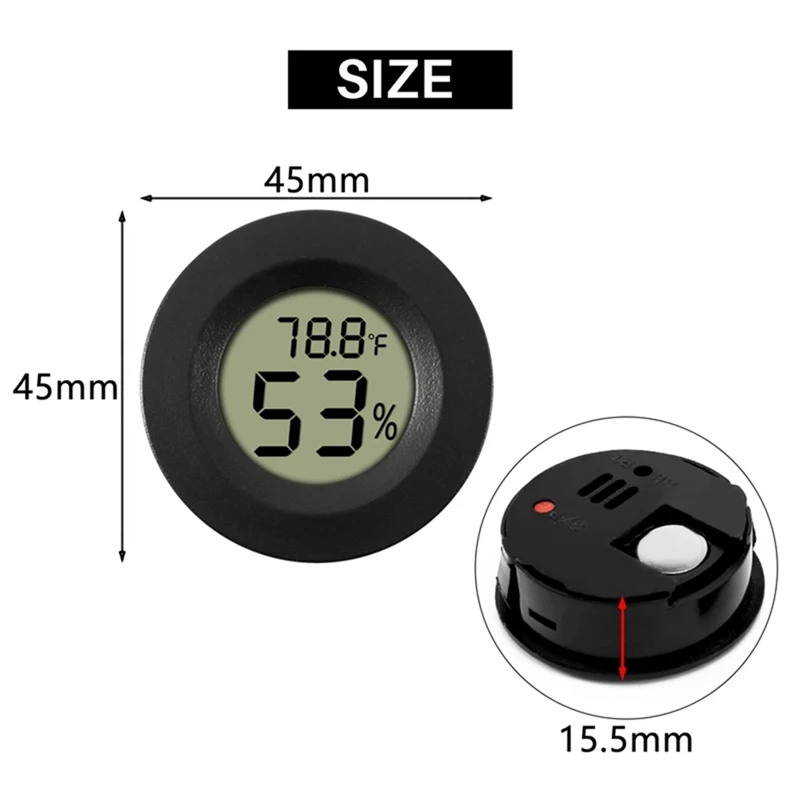 Hygrometer Thermometer  Digital LCD Monitor Humidity Meter Gauge Electronic Thermometer And Hygrometer