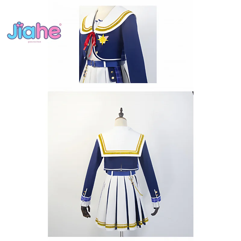 كوكب أيكاتسو! أزياء تنكرية هانا رولي بيت شيوري كيو بيت روز جيرل سويت JK فستان بحار قميص حفلة الهالوين زي جديد