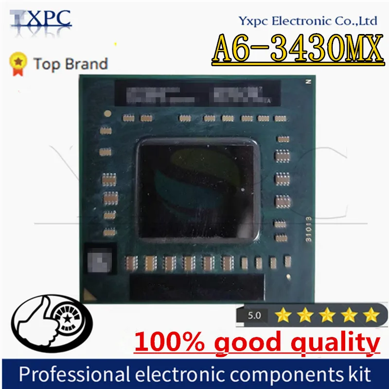 A6 3430MX A6-3430MX CPU APU with Radeon HD 6520G A6 3430mx AM3430HLX43GXGraphics Quad-Core processor A6-Series