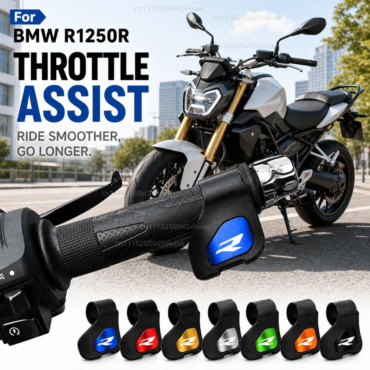 

For BMW R1250R R1200R R1150R R1100R R850R F900R F800R Motorcycle Throttle Assistant Clip Labor Saver Acceleration Labor-saving