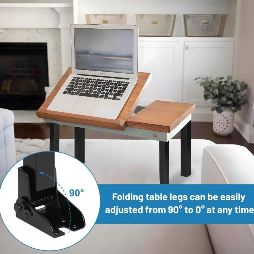 Iron Legs Furniture Legs Coffee Tables Spring Hinges Sturdy Construction Compact Folding Easy Installation For Tables For Beds