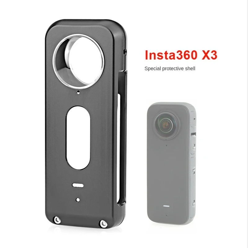 1Set  Cage Shockproof Protective Expansion Frame Interface Aluminum Alloy Case Metal For Insta 360 One X3