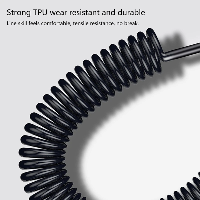 Y5LC Curly USB A до USB C быстро зарядное устройство 5A Cable Cable Cable C.