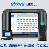 XTOOL D8W D8S BT Car Diagnostics Tool Automotive Scanner Bluetooth Scanner ECU Coding Active Test 38+ Resets CANFD DOIP Topolog