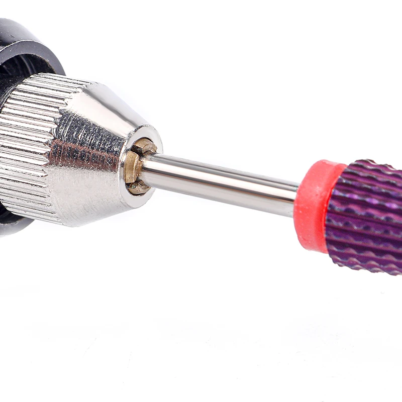 Tungsten Aço Polimento Cabeça, Cor Trapezoidal Plated, AlloyNail Remoção e ShapingCallus Broca, 5 em 1