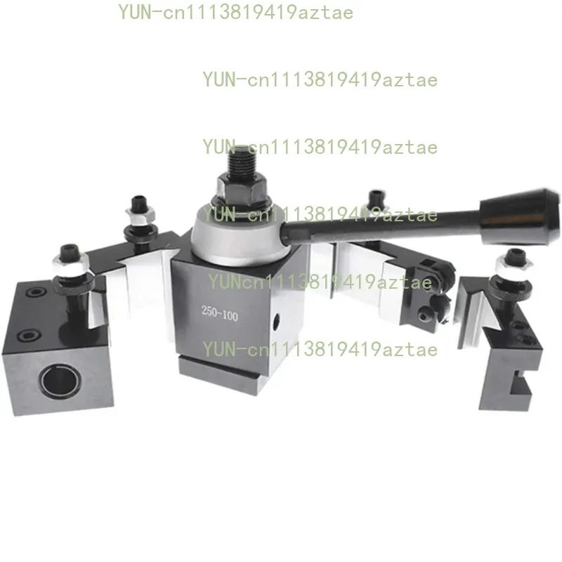 6Pcs Piston Type Quick Change Tool Post Set, CNC High Accuracy Tool Post, Swing Dia 12 Inch