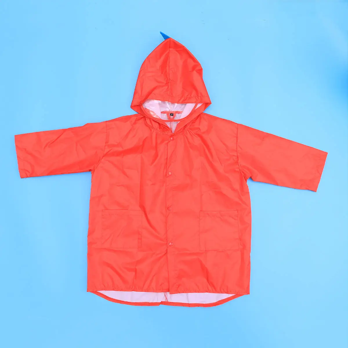

Kids Rain Poncho with Hood Dinosaur Design Lightweight Compact Waterproof Raincoat for Outdoor Activities Camping Hiking