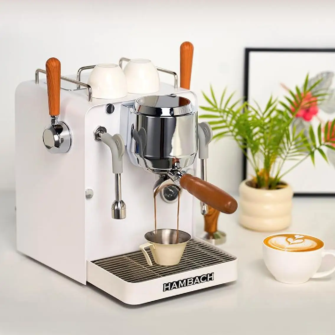 Macinacaffè portatile in alluminio e acciaio inossidabile intelligente programmabile a doppio gocciolamento