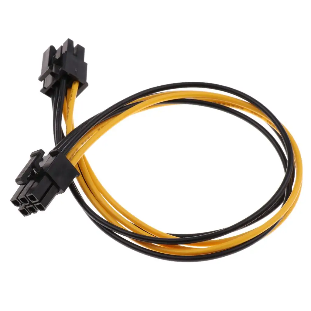 Mini 6-Pin to PCI-E 6PIN Graphics Video Card Power Extendion Splitter Cable