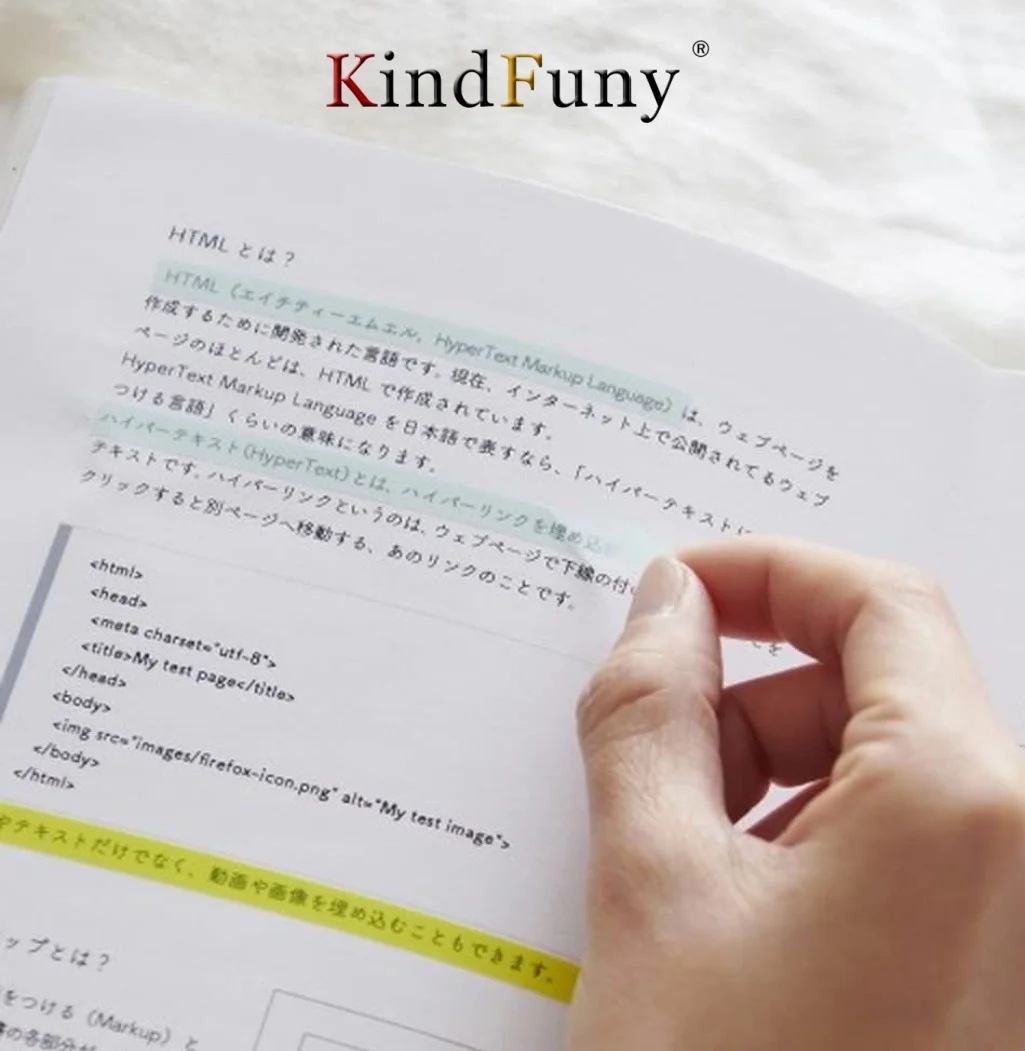 300 ورقة من شرائط لاصقة لمؤشر التمييز الاحترافي، علامات قراءة علامات تبويب الكتب، شفافة شفافة من خلال الملاحظات اللاصقة