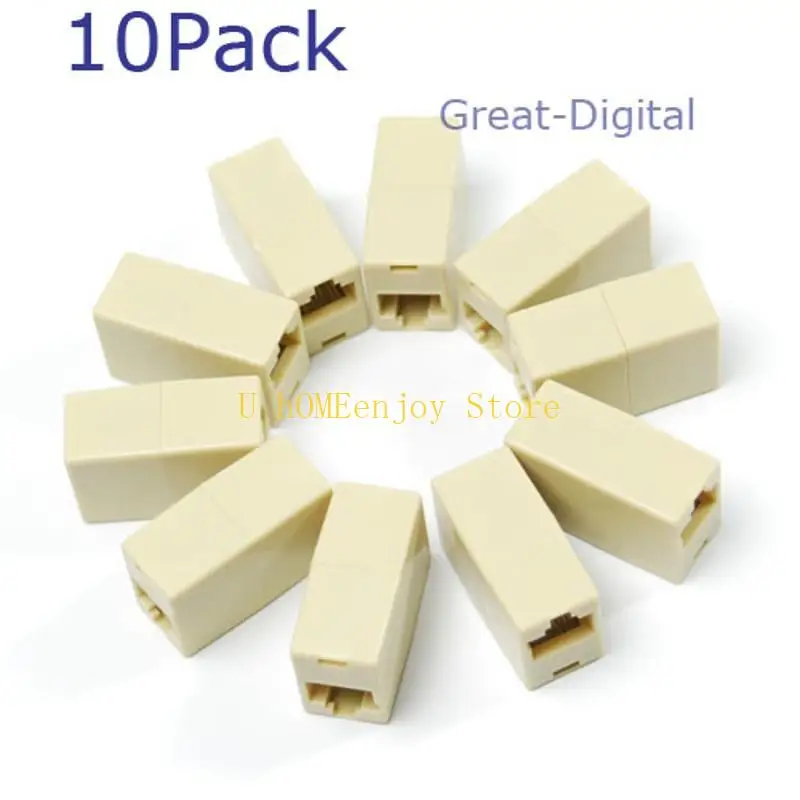 B0KF RJ45 Ethernet Extensão do LAN Extender Redes Patch Cord Conector
