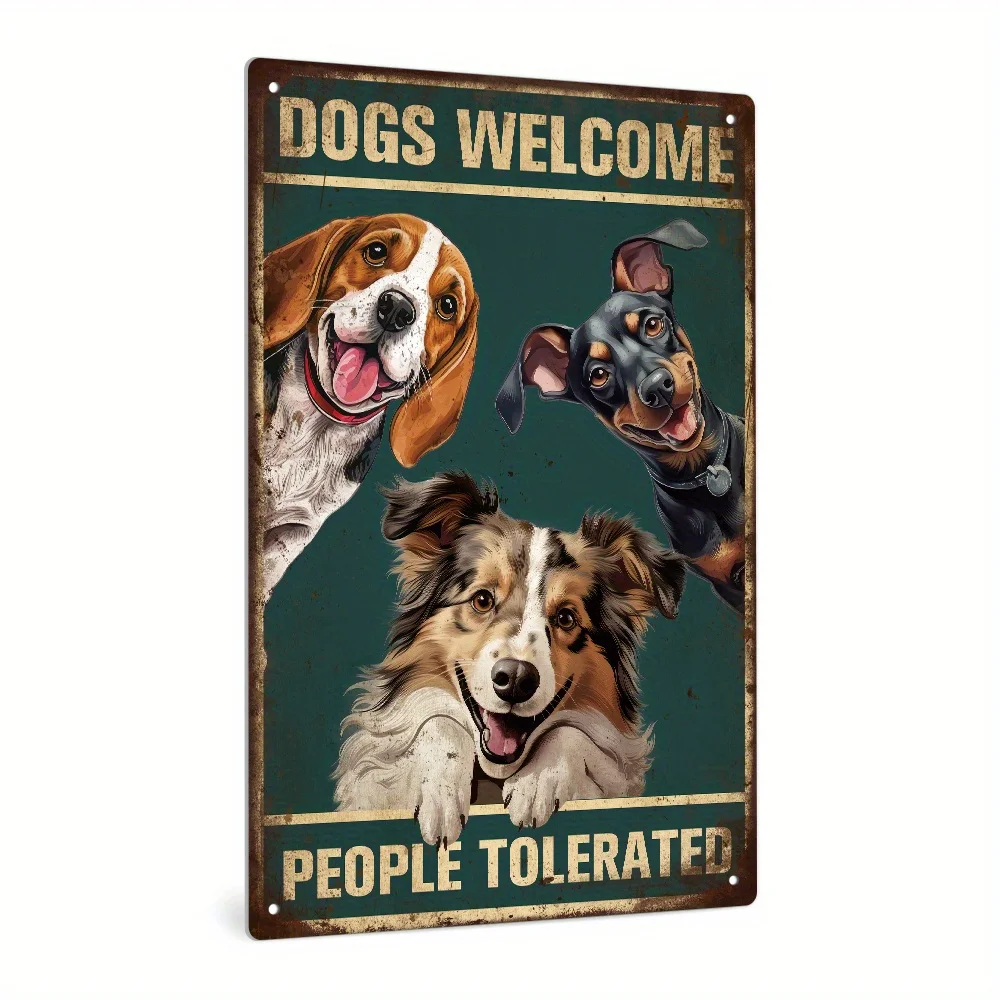 Vintage Metal Tin Sign - 