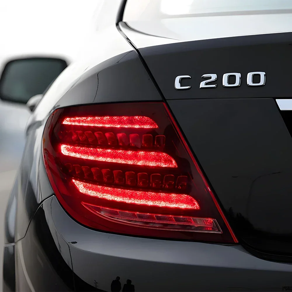 

Авто задние задние фонари в сборе для Benz C180 C200 C260 2007-2014 W204 Обновление W222 Maybach Стиль светодиодные автомобильные задние фонари аксессуары
