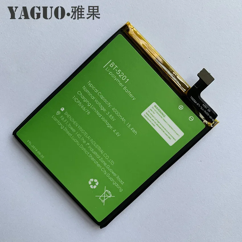 100% Original High Quality Battery 4000mAh for LEAGOO Power 2 Pro Power2 Pro BT-5201 BT5201 BT 5201 Batterie Batteria