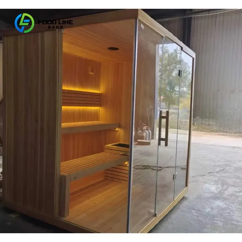 Customized Senior Citizens Far Infrared Sauna Room Gentle Heat Constant Temperature Safety Handrails CE Certified