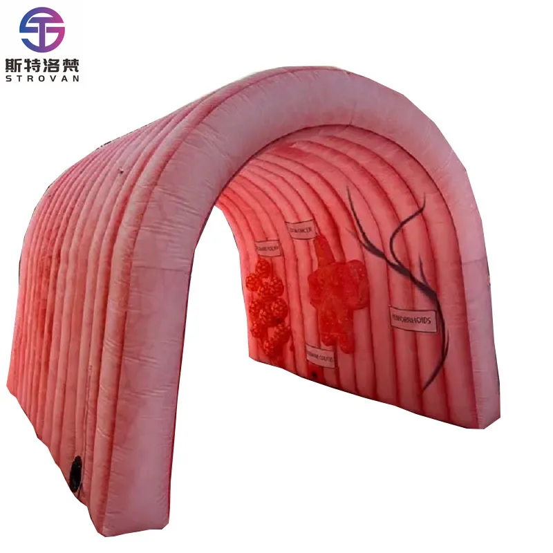 

STLF Realistic Oxford Intestine Colon Tunnel Tent Inflatable Advertising Inflatables with Blower for Ongoing Event Teaching Prop
