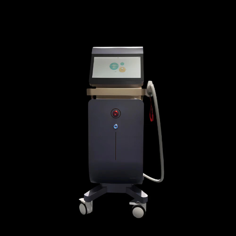 Painless depilatory laser vertical 808nm hair removal diode laser machine