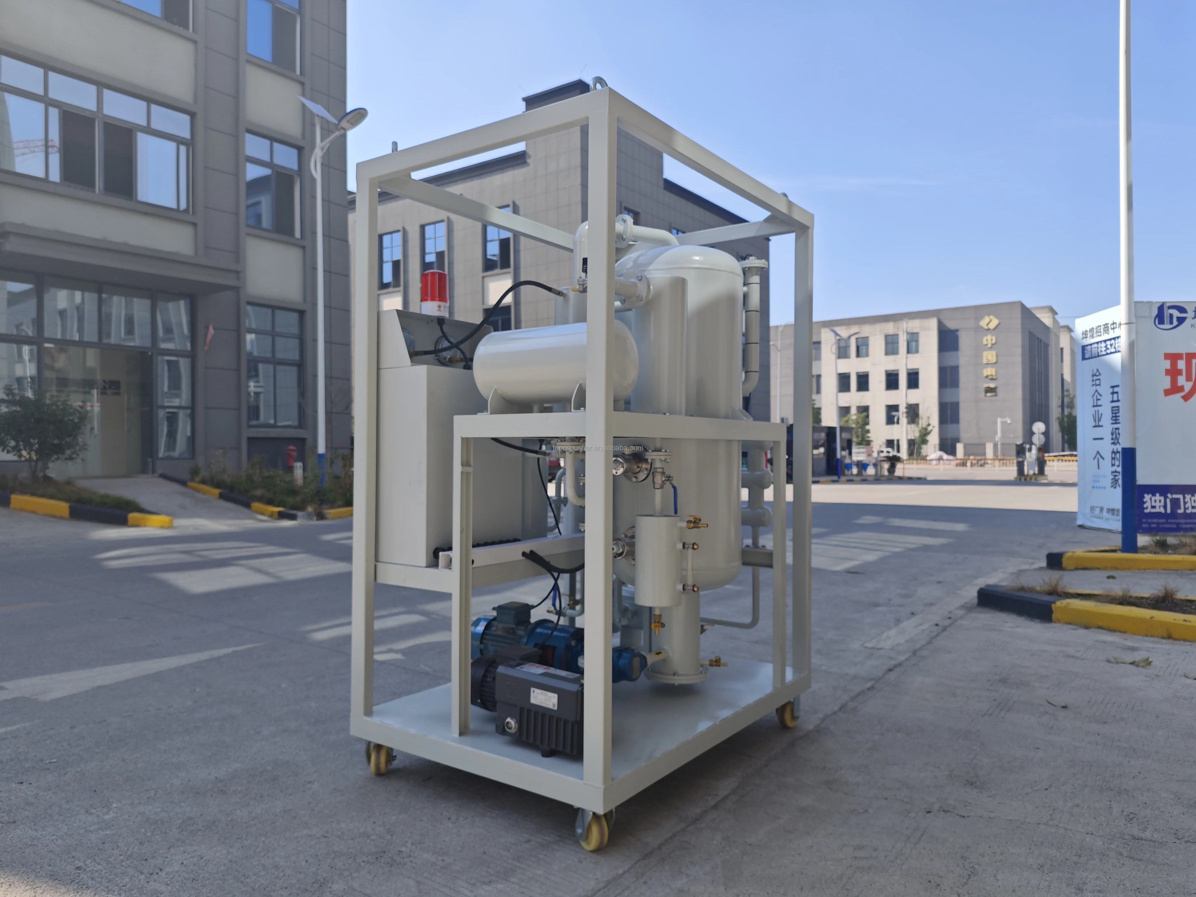 ZY-50 Filtro a tre stadi e PLC economico Sistema di filtraggio completamente automatico a lungo lavoro