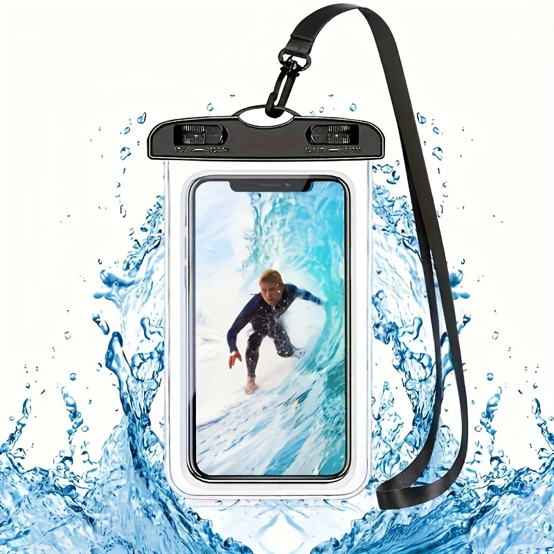This mobile phone case is specially designed for beach trips. It features a thick airbag phone protection cover.