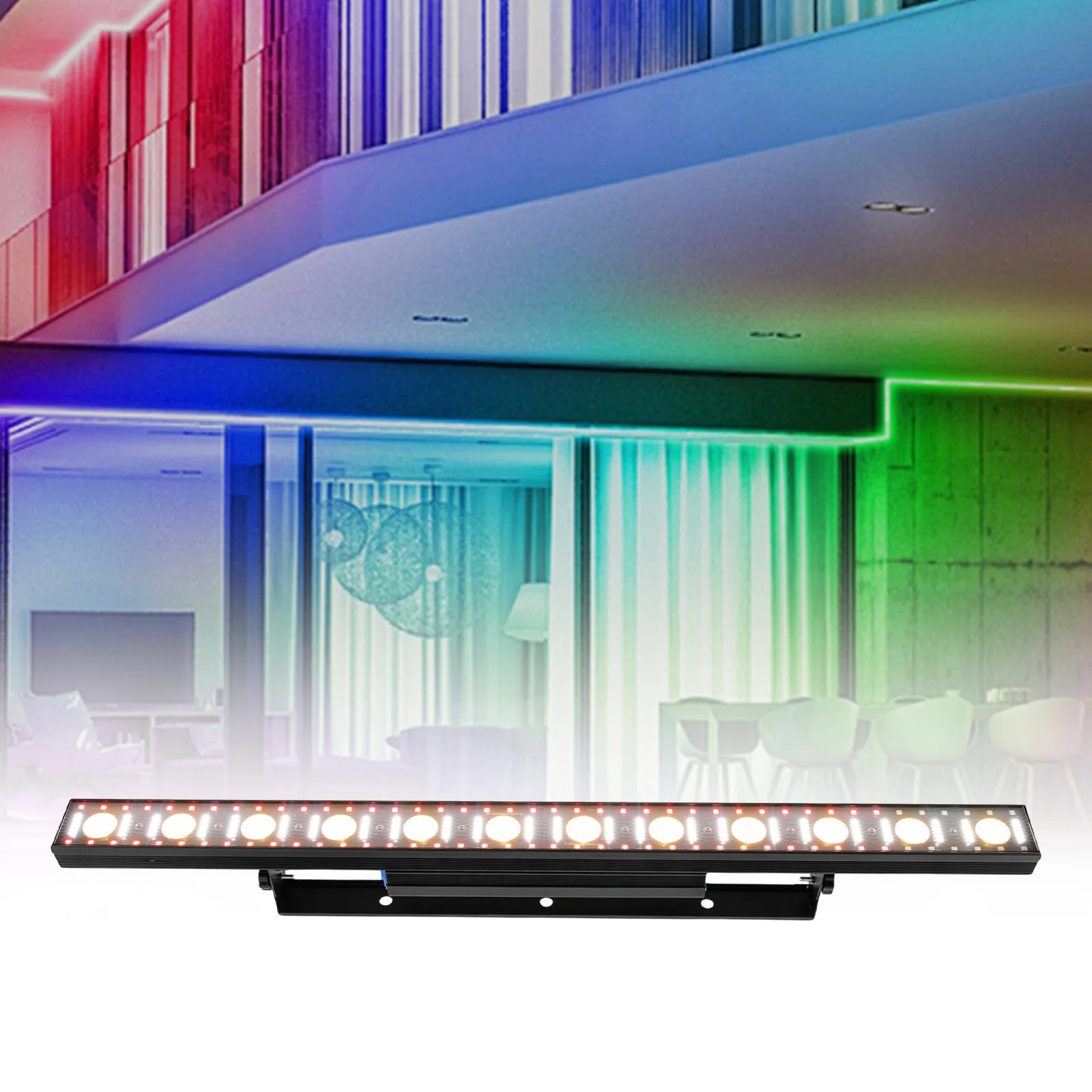 

RGB Wash Light Bar Light Wall Washer Stage Lighting LED Stage Light DMX Strobe Beam Wash Wall Light For Bar KTV Club Wedding