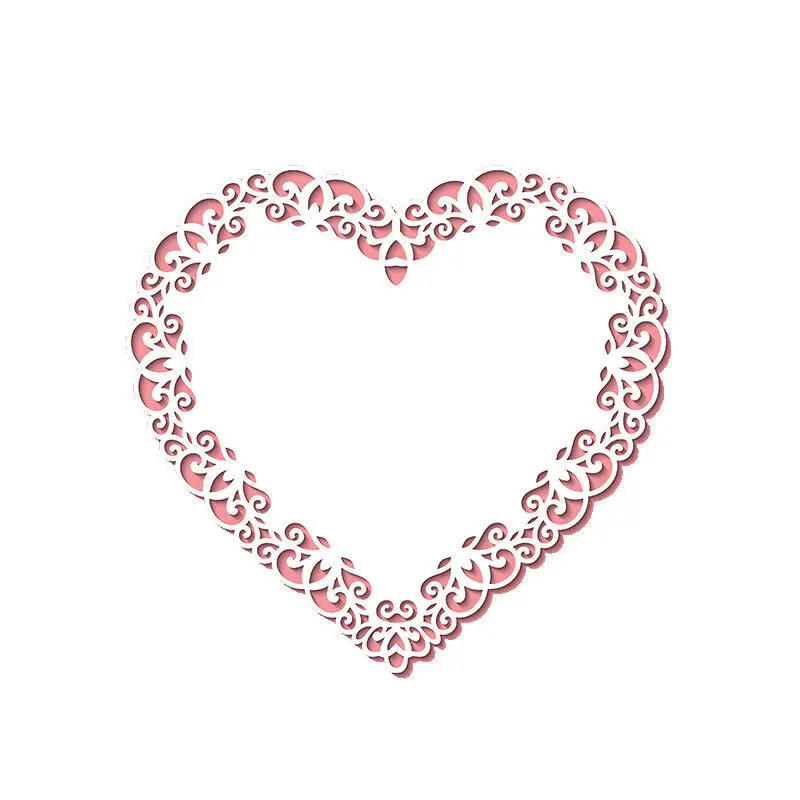 Love Heart Cutting Dies Cut Stencils Card Paper Craft DIY Template Metal Cutting Dies Album Embossing Scrapbooking