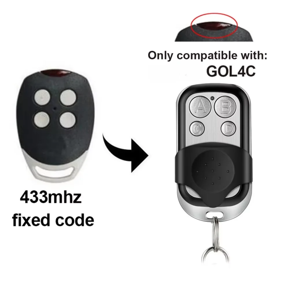 GOL4C Remote Control High Quality Copy 433.92MHz Remote Control For Garage Door Gate Remote Control Duplicator