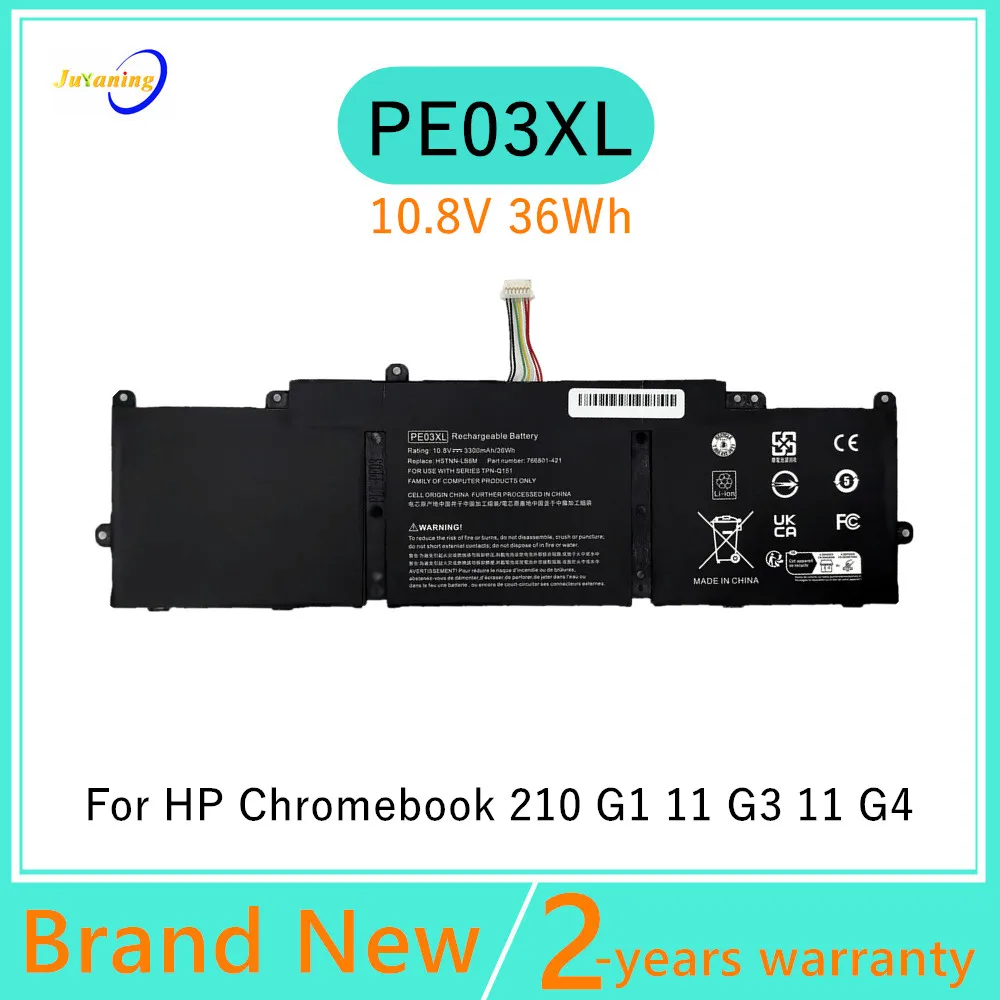 PE03XL Laptop Battery For HP Chromebook 210 G1 11 G3 G4 HSTNN-PB6J HSTNN-LB6M PE03