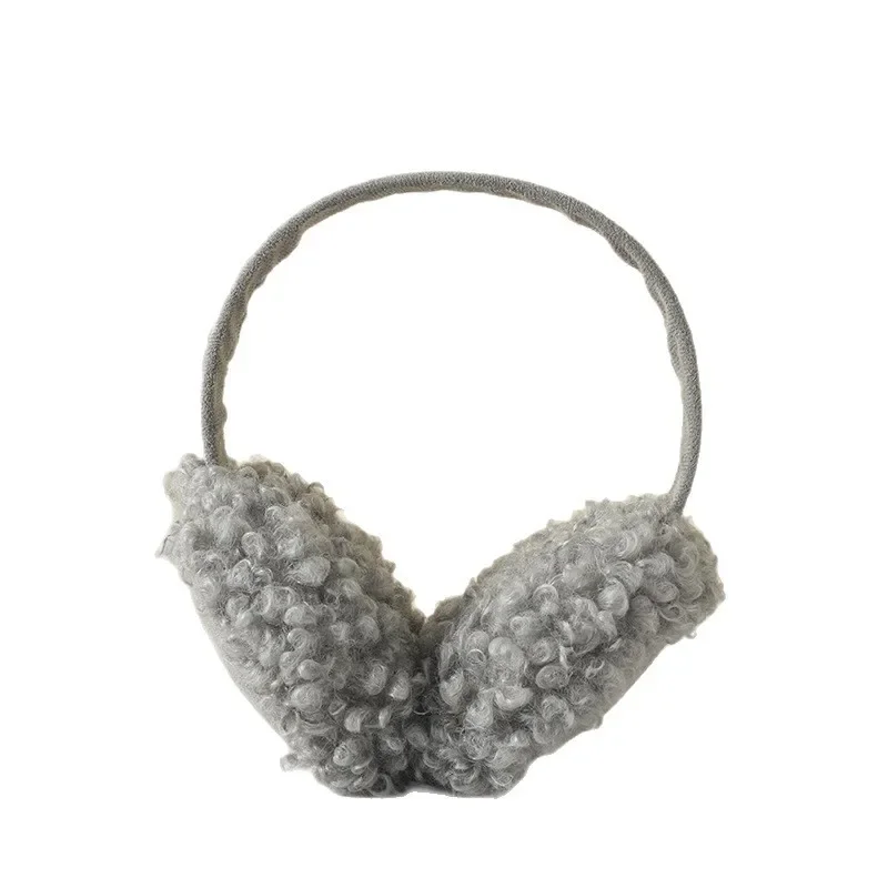 Winter Earmuffs for Women, Korean Version, Thickened, Warm, Foldable Earbuds for Keeping Warm and Protecting Against The Cold