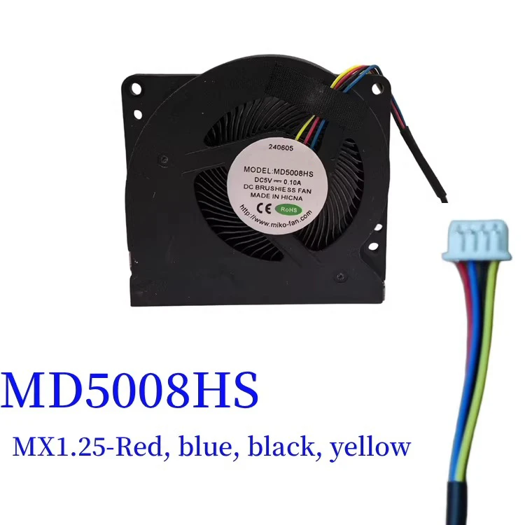 

DC5V 0.10A 4-Pin for Firebat T8 Pro 1PC New MD5008HS Mini PC CPU Cooling Fan
