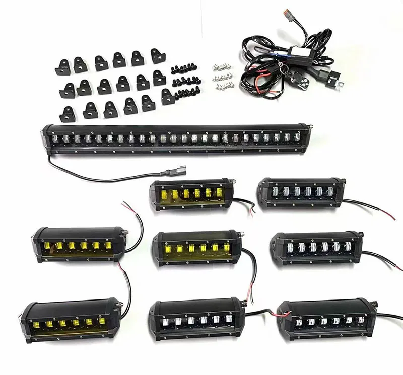 For Land Rover Defender 2020-2024 Roof Rack Light Mobile Lighthouse Top Lamp Rack Off-road Lights Car Accessories