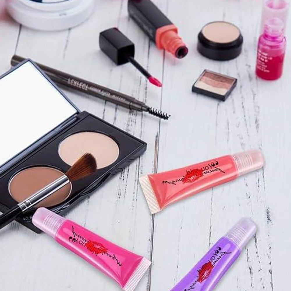 빈 립글로스 튜브 20개 세트, 주사기가 포함된 투명 립밤 튜브 - 리필 가능한 스퀴즈형 립밤 용기, 미니 소프트 화장품 튜브, DIY 립글로스 및 여행용 세면도구에 적합