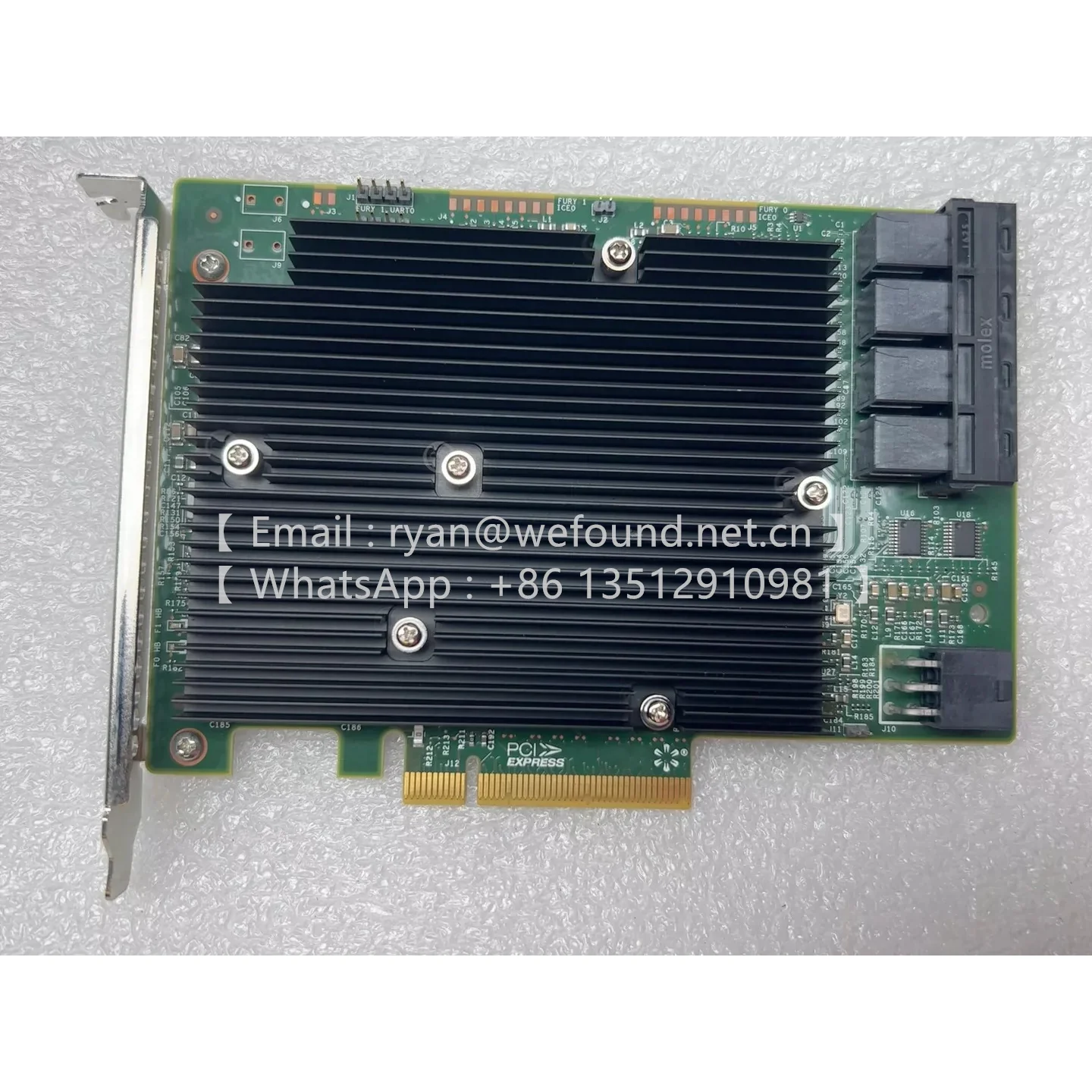 

SAS9300-16i PCI Express to 12Gb/s Serial Attached SCSI (SAS) Host Bus Adapter SAS 3008