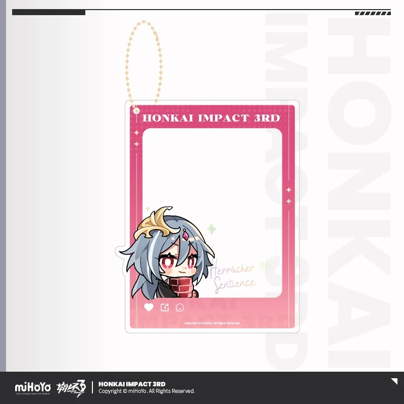 Sunsyea Honkai Impact 3rd Official Merch miHoYo Original Authentic Kiana Mei Bronya Seele Acrylic Card Pendant Keychain