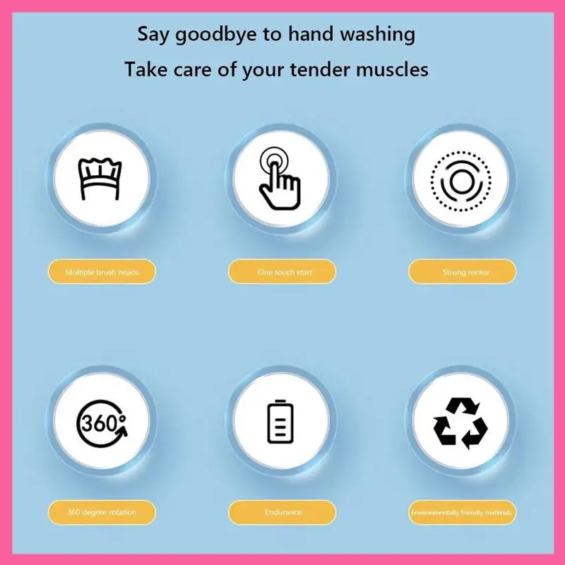 

ABNM Wireless Household Electric Cleaning Brush Multifunctional Charging Bathroom Kitchen Cleaning Tool Supplies Wash Brush
