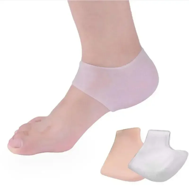 1 Pair Silicone Heel Protective Cover, Silicone Heel Cover, Moisturizing Gel Heel Socks