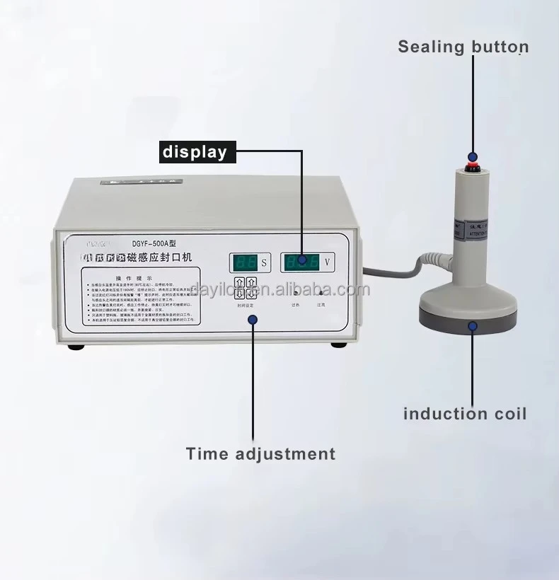 500D Handheld Electromagnetic Induction Sealing Machine for Oil Drums And Laundry Detergent Drums Packaging Machinery