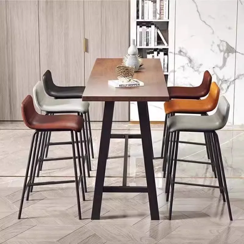 Дизайнерский современный барный стул, свет, роскошная спинка, креативный стул для гостиной, европейский стул, необычный шезлонг для вечеринок, уникальная мебель для бара