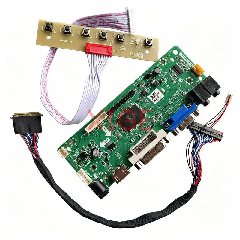 Controller Drive Board Fit LP156WF4 LP156WF2 LP156WFC LP156WF1 1920*1080 Laptop Panel VGA DVI HDMI 1920x1080 LVDS 40-Pin Kit DIY