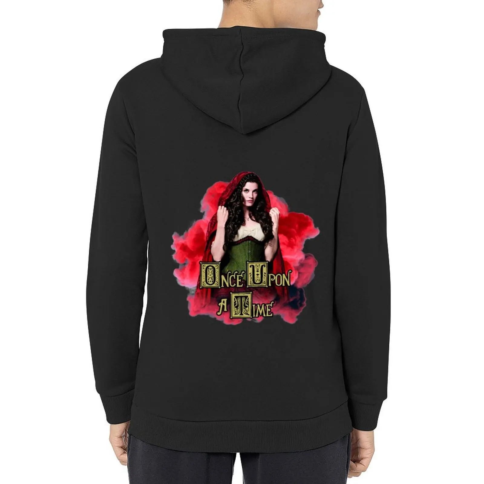 

Once Upon A Time: Red Riding Hood (Ruby Lucas) in Smoke Hoodie autumn anime clothing men's clothing new in hoodies and blouses