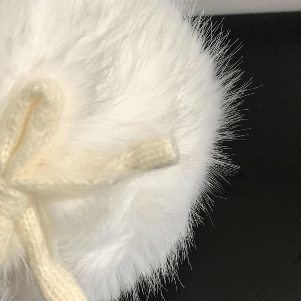 الشتاء الدافئة لينة غطاء للأذنين سميكة سدادات حماية الأذن الأذن أدفأ التجمد Bowknot فو الفراء الأذن يفشل للنساء الرجال في الهواء الطلق #4