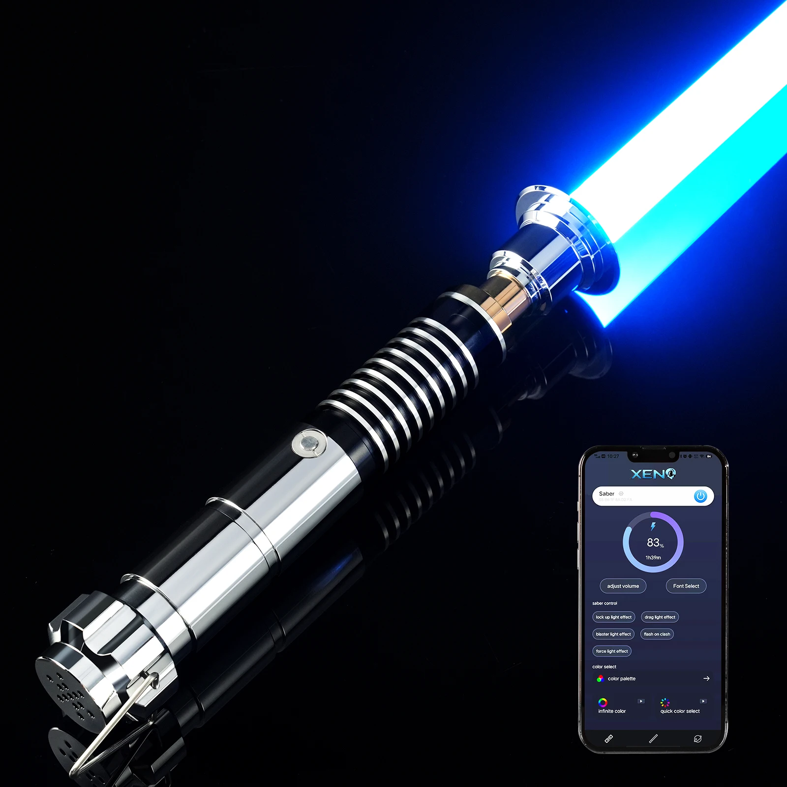 Sabre laser Luke Saber XRGB/Xenopixel avec effets fluides, lame puissante, prêt pour la bataille
