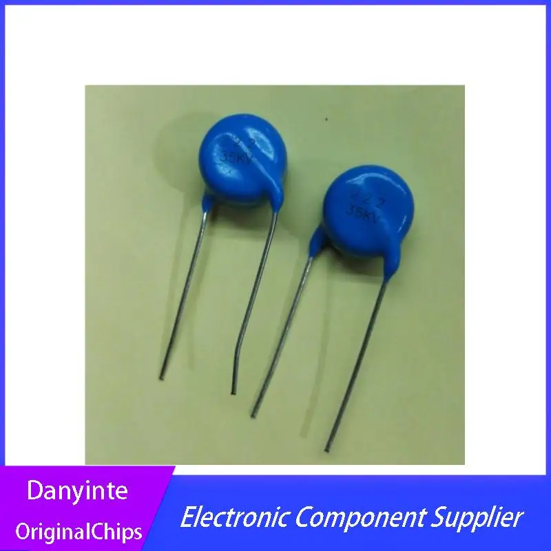 NEW 10PCS/LOT  High-voltage ceramic capacitor 35KV 222 2200P