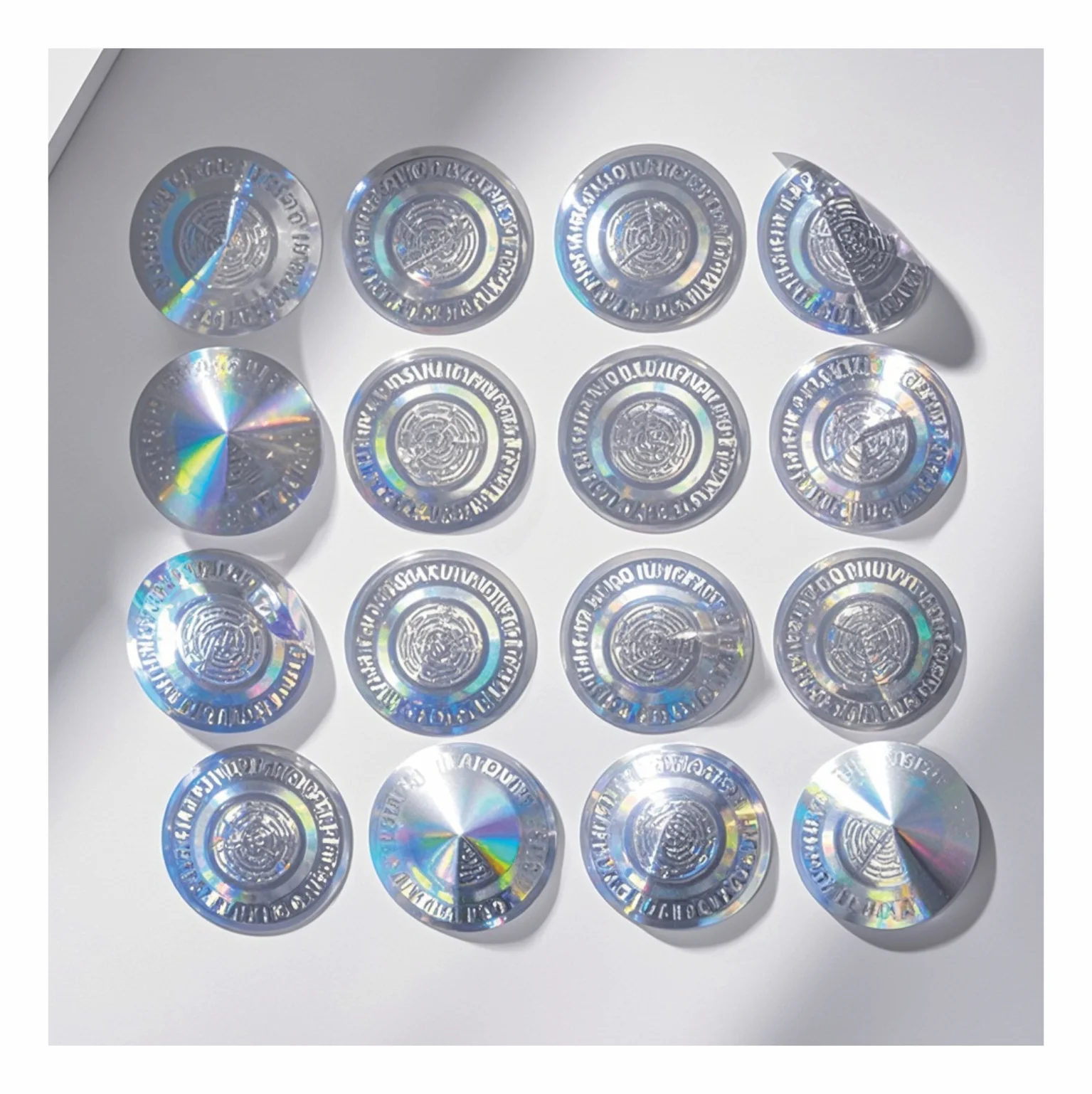 

Professional Holographic Label With Iridescent Warranty Seal Sticker Fluorescent With Great Price