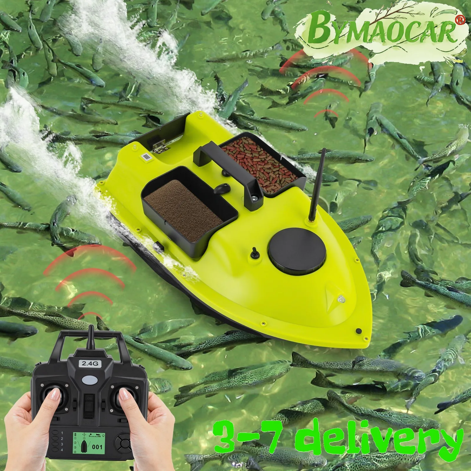 

Радиоуправляемая рыболовная лодка D18B GPS с дозатором приманки, сумкой для переноски, круиз-контролем для рыбалки на озере, реке, море, снасти для ловли карпа