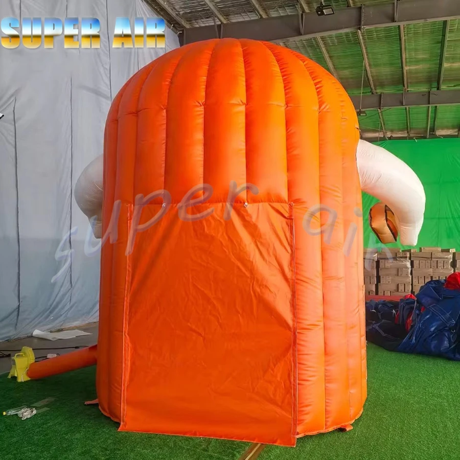 Barraca inflável de sobremesa para publicidade externa de alta qualidade por atacado com ventilador para vendas de acampamento ou promoção de estacionamento