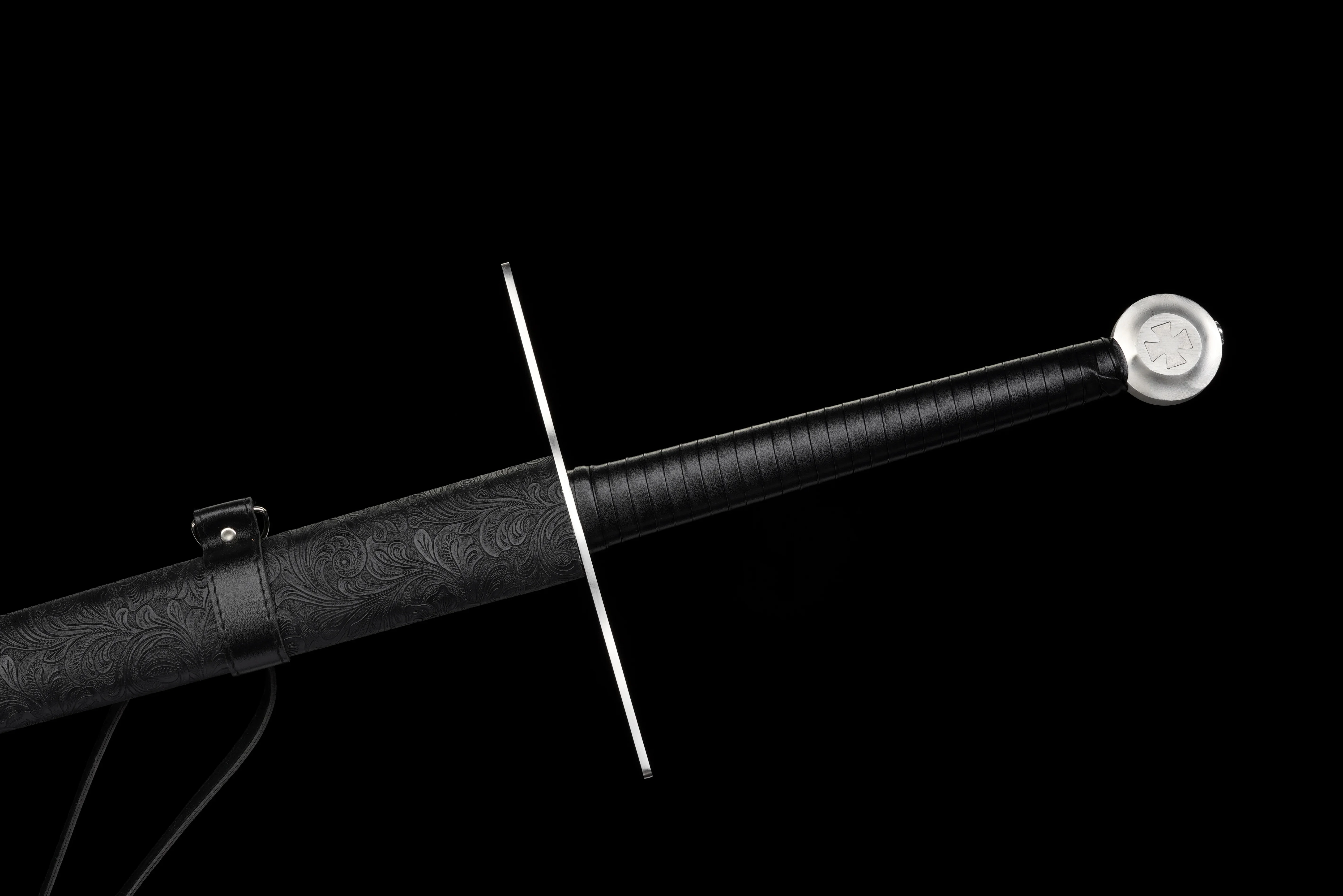 133cm extended European sword - not sharp, training sword for martial artists - gift for samurai knights, ninja martial arts