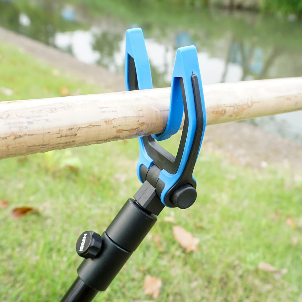 Hirisi Carp Fishing Adjustable Rod Rest Head for Buzz Bar and Fishing Alarm Fishing Rod Holder Fishing Accessories AC403