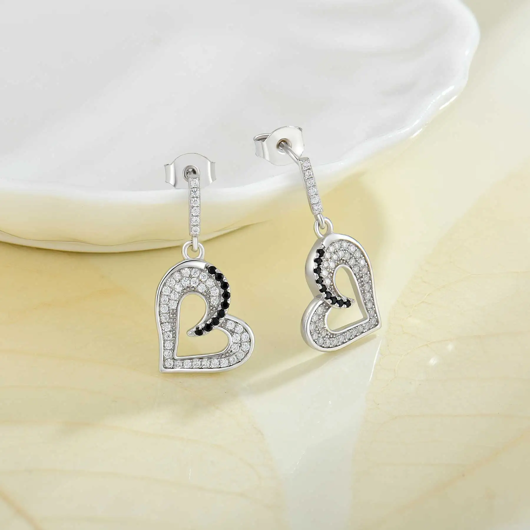 Fijne zirkonia luxe 925 zilveren rhodium vergulde oorbellen hanger sieraden set voor vrouw vrouwen cadeau